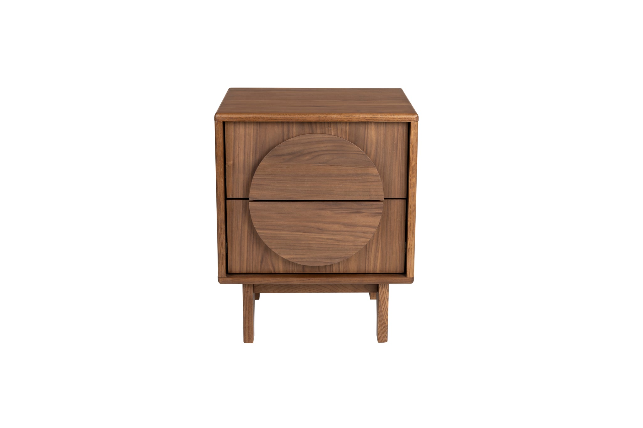 Side Table / Bedstand Groove Walnut – Foxford